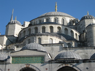 Fototapeta na wymiar Blaue Moschee in Istanbul - Türkei