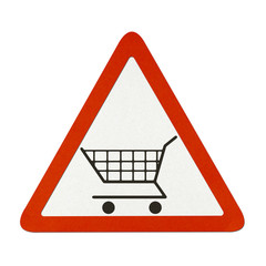 Traffic sign recycled paper