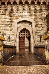 Drawbridge to Castle Door