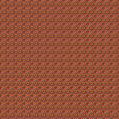 Orange Flower Seamless Tile-1