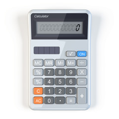 Calculator - top view