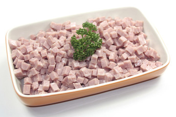 dés de jambon
