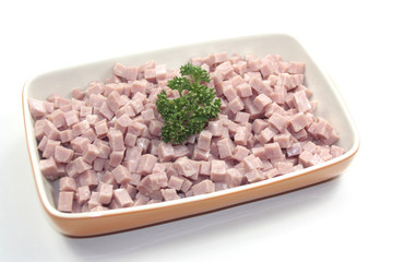 dés de jambon