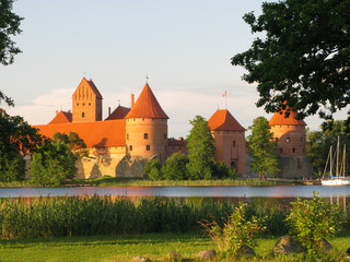 Obraz na płótnie Canvas Trakai water castle, Lithuania