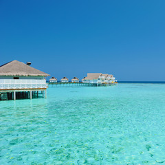 Maldives water villa