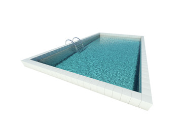 Isolated swimming pool