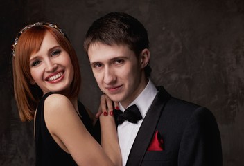 Beautiful smiling couple.