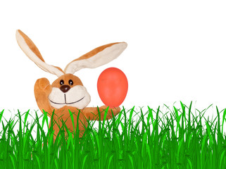 Osrterhase mit Osterei