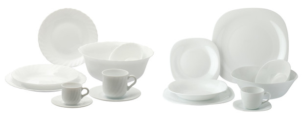 ceramic plates and cups