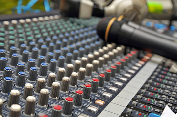 Obraz premium Sound mixer