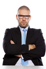 Image of hansome CEO with glasses