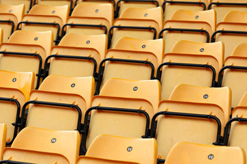 Fototapeta premium empty stadium seat