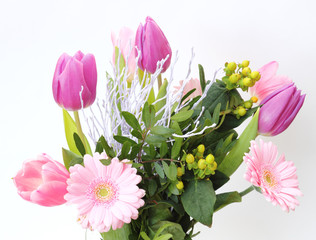 beautiful spring flowers bouquet