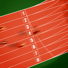 Crossing the finish line