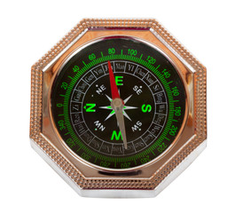 Compass Black with Green Symbols