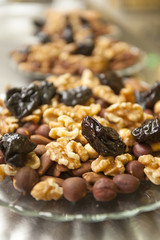 Nuts in dishes