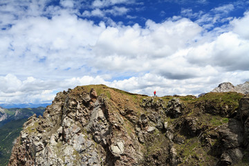 Fototapeta na wymiar Dolomity - grzbiet górski