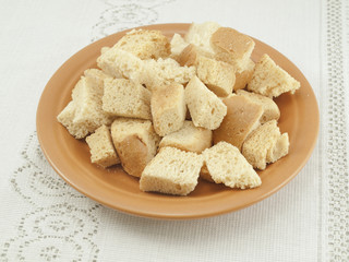 Plate of crackers