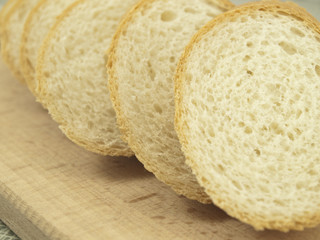 Some slices of bread