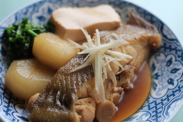 鰈の煮付け