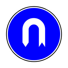 Verkehrsschild - Wenden