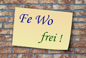 Fe Wo frei !