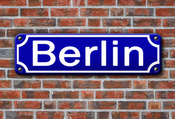 Strassenschild - Berlin