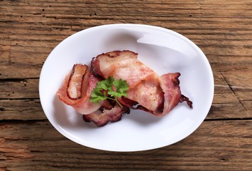 Slices of bacon