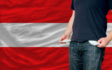 recession impact on young man and society in austria