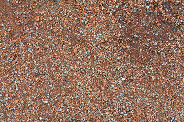 background of small stones granite