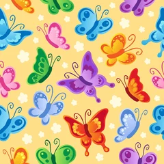 Fototapeten Schmetterling nahtloser Hintergrund 1 © Klara Viskova