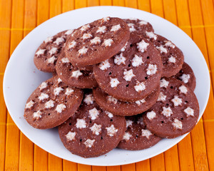 fresh brown  cookies
