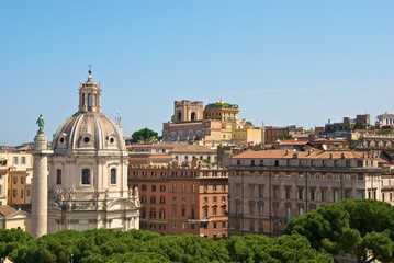 Fototapeta na wymiar Widok Rzymu (Włochy)