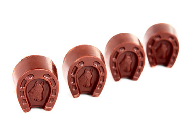 Chocolate horseshoe
