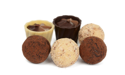 chocolate candy isolated