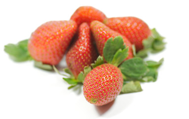 Strawberry isolated on white background