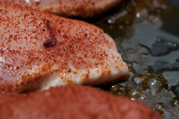 Gebratenes Hühnerfilet