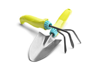 Set of two gardener or florist tools