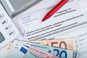 Fragebogen Steuer