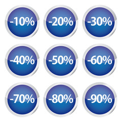 Discount label and sticker