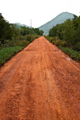 Dirt road track