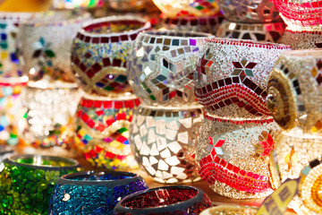 Handmade turkish holders for candels.