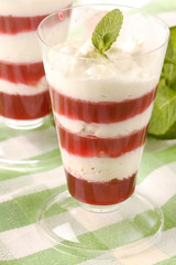 dessert with berries