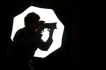 photographer silhouette