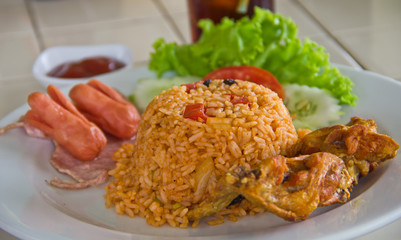 American fried rice.