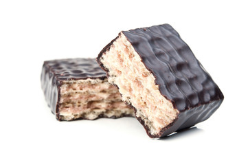 wafers in chocolate