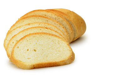 The cut bread