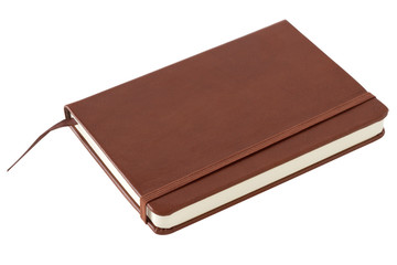 brown notebook