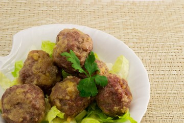 Polpette di carne e verdure