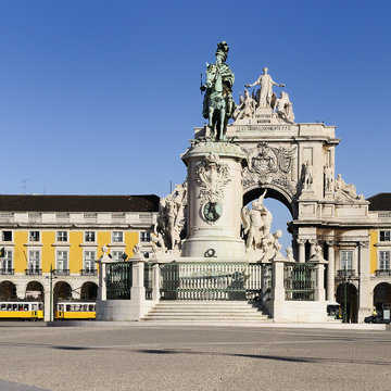 Arch of augusta in lisbon